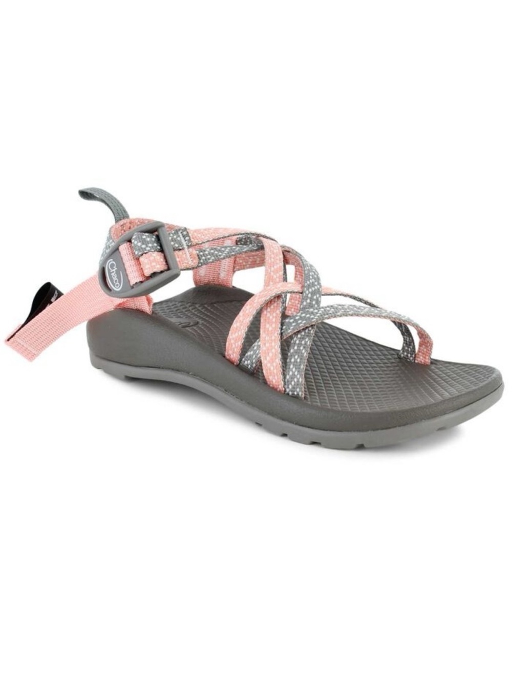 Chaco Kids ZX1 Ecotread Sandals Burlap Pink / Gray size 5